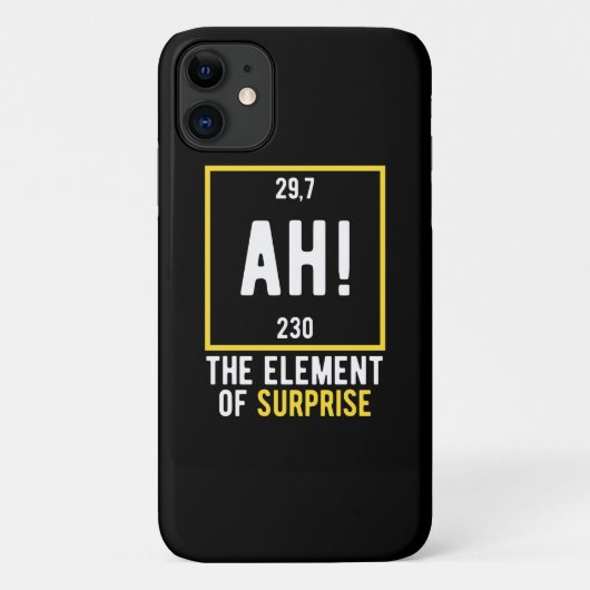 Ah das Element der Überraschung Case-Mate iPhone Hülle (Rückseite)