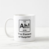 Ah! Das Element der Überraschung Kaffeetasse (Links)