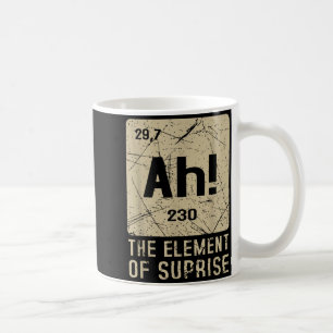 Ah Das Element Der Überraschung Lustige Chemie Wis Kaffeetasse
