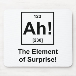 Ah! Das Element der Überraschung Mousepad