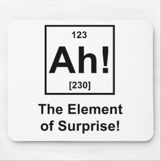 Ah! Das Element der Überraschung Mousepad