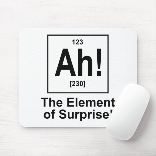 Ah! Das Element der Überraschung Mousepad (Mit Mouse)