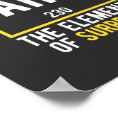 Ah das Element der Überraschung Poster (Ecke)