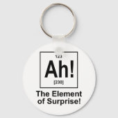 Ah! Das Element der Überraschung. Schlüsselanhänger (Vorderseite)