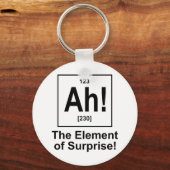 Ah! Das Element der Überraschung. Schlüsselanhänger (Vorderseite)