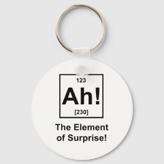Ah! Das Element der Überraschung Schlüsselanhänger
