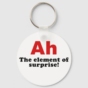 Ah das Element der Überraschung Schlüsselanhänger