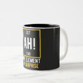 Ah das Element der Überraschung Zweifarbige Tasse (VorderseiteRechts)
