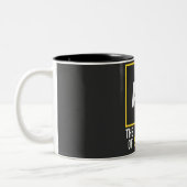 Ah das Element der Überraschung Zweifarbige Tasse (Links)