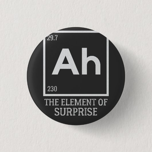 Ah das Element der Überraschungen Button (Vorderseite)