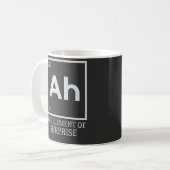 Ah das Element der Überraschungen Kaffeetasse (Vorderseite Links)