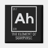 Ah das Element der Überraschungen Magnet (Vorne)