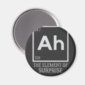 Ah das Element der Überraschungen Magnet (Vorderseite/Rückseite)
