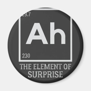 Ah das Element der Überraschungen Magnet