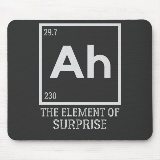 Ah das Element der Überraschungen Mousepad (Vorne)