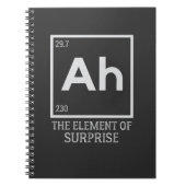 Ah das Element der Überraschungen Notizblock (Vorderseite)