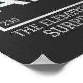 Ah das Element der Überraschungen Poster (Ecke)