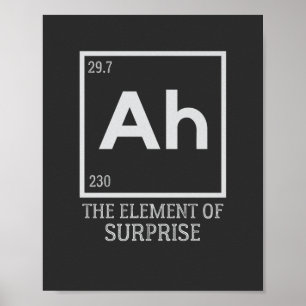 Ah das Element der Überraschungen Poster