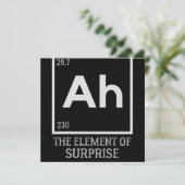 Ah das Element der Überraschungen Save The Date (Stehend Vorderseite)