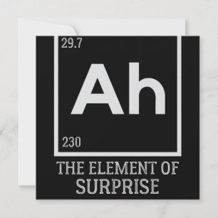 Ah das Element der Überraschungen Save The Date