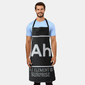 Ah das Element der Überraschungen Schürze (Getragen)