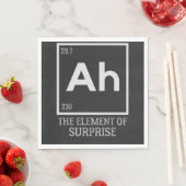 Ah das Element der Überraschungen Serviette (Beispiel)