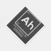 Ah das Element der Überraschungen Serviette (Ecke)