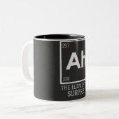 Ah das Element der Überraschungen Zweifarbige Tasse (Vorderseite Links)