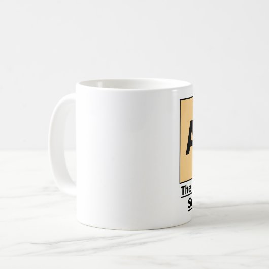 Ah! Das Element der Überraschungs-Tasse Kaffeetasse (Vorderseite Links)