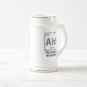 Ah! Das Element von überraschendem Funny Chemistry Bierglas (VorderseiteRechts)
