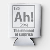 Ah! Das Element von überraschendem Funny Chemistry Dosenkühler (Vorderseite)