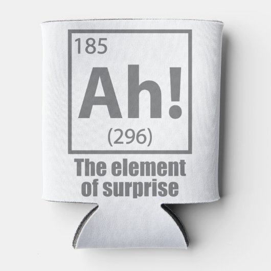 Ah! Das Element von überraschendem Funny Chemistry Dosenkühler (Vorderseite)