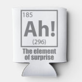 Ah! Das Element von überraschendem Funny Chemistry Dosenkühler (Rückseite)
