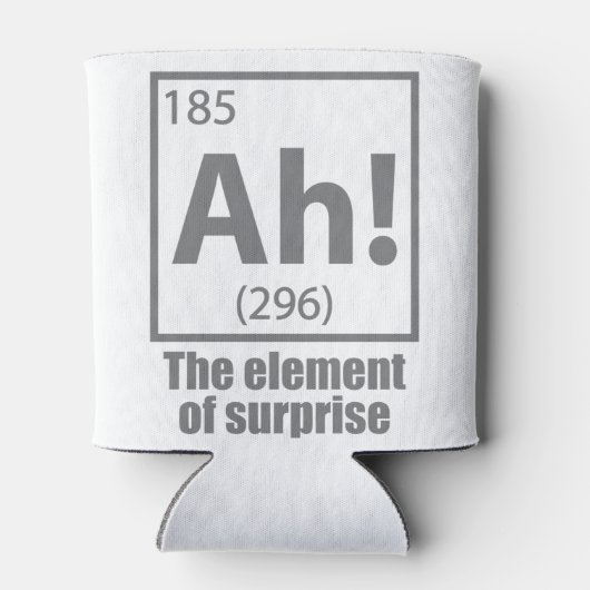Ah! Das Element von überraschendem Funny Chemistry Dosenkühler (Rückseite)