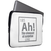 Ah! Das Element von überraschendem Funny Chemistry Laptopschutzhülle (Vorne Rechts)