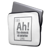 Ah! Das Element von überraschendem Funny Chemistry Laptopschutzhülle (Vorderseite Links)