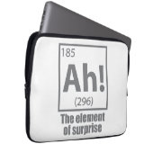 Ah! Das Element von überraschendem Funny Chemistry Laptopschutzhülle (Vorne Rechts)