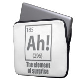 Ah! Das Element von überraschendem Funny Chemistry Laptopschutzhülle (Vorderseite Links)