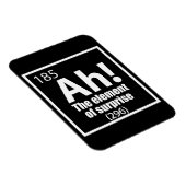 Ah! Das Element von überraschendem Funny Chemistry Magnet (Rechte Seite)