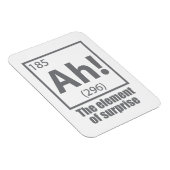 Ah! Das Element von überraschendem Funny Chemistry Magnet (Rechte Seite)