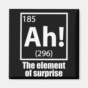 Ah! Das Element von überraschendem Funny Chemistry Magnet