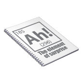 Ah! Das Element von überraschendem Funny Chemistry Notizblock (Rechte Seite)
