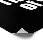 Ah! Das Element von überraschendem Funny Chemistry Poster (Ecke)