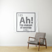 Ah! Das Element von überraschendem Funny Chemistry Wandteppich (Beispiel (Horizontal))