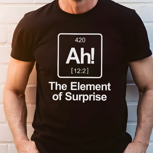 Ah! Das Element von überraschendem Periodic Table  T-Shirt