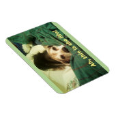 "Ah, das ist das Leben!" Beagle 3x4 Kühlschrankmag Magnet (Rechte Seite)