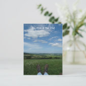 "Ah, das ist das Leben" Postkarte (Stehend Vorderseite)