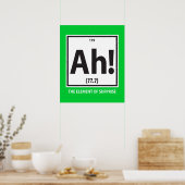 Ah! Das Überraschungsmoment Poster (Küche)