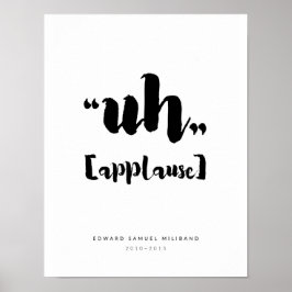 "Äh" Ed Miliband Best Moments Collection 1/3 Poster