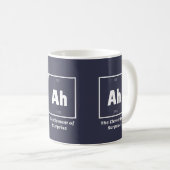 Ah Element der überraschenden Chemie-Wissenschaft  Kaffeetasse (VorderseiteRechts)